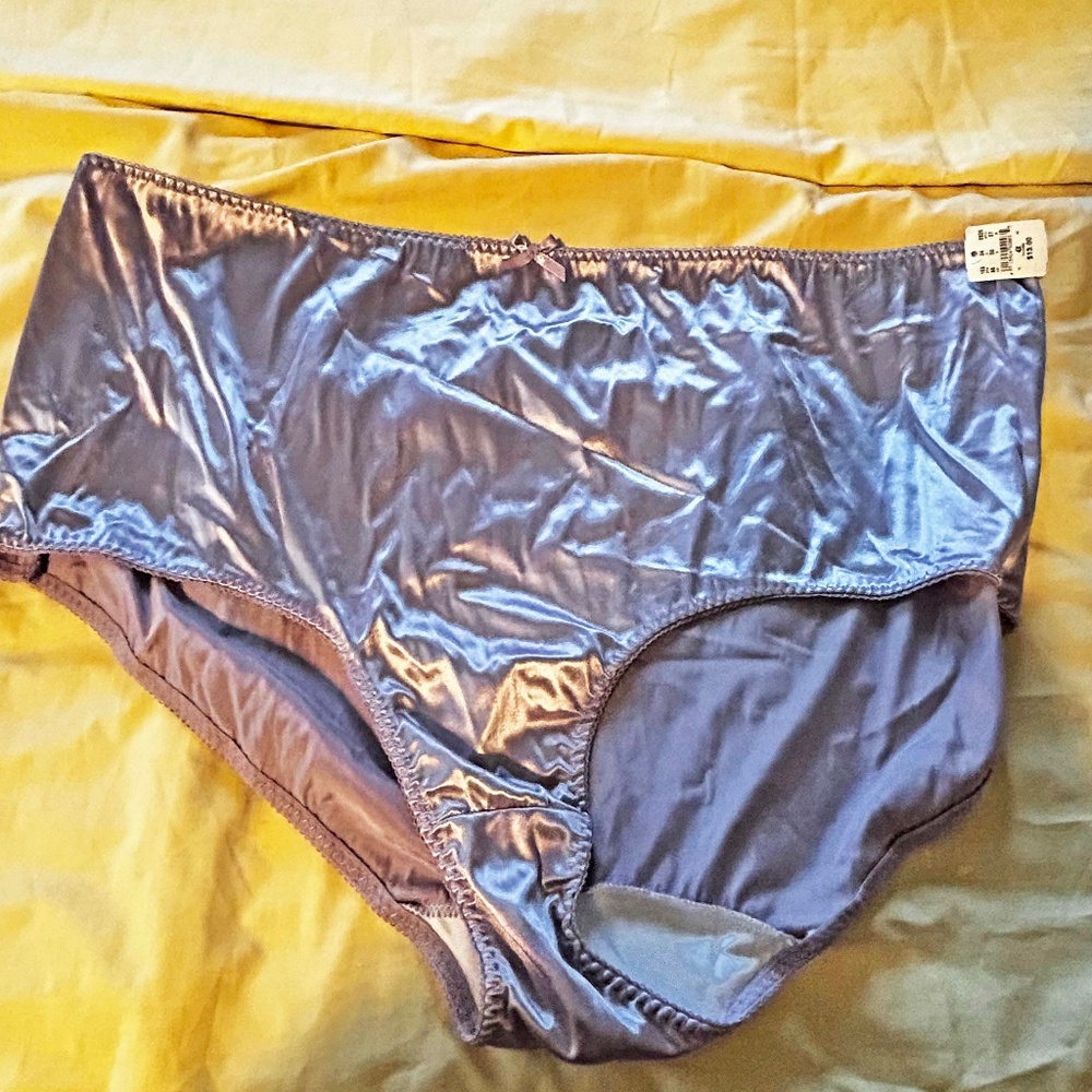 BRIEFS, NYLON LYCRA LILAC SIZE 4X, MADE IN CANADA, ADDITION ELLE, TAGS ON, NEW